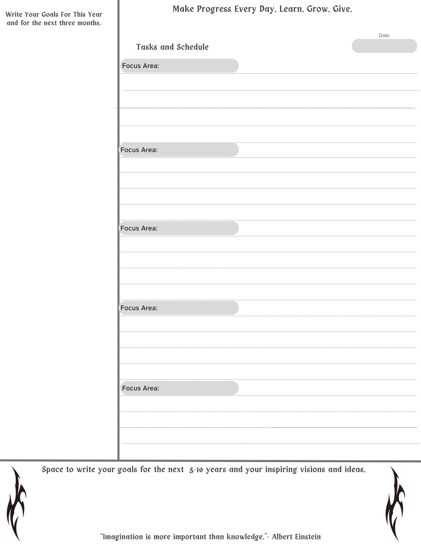 Success Journal and Planner